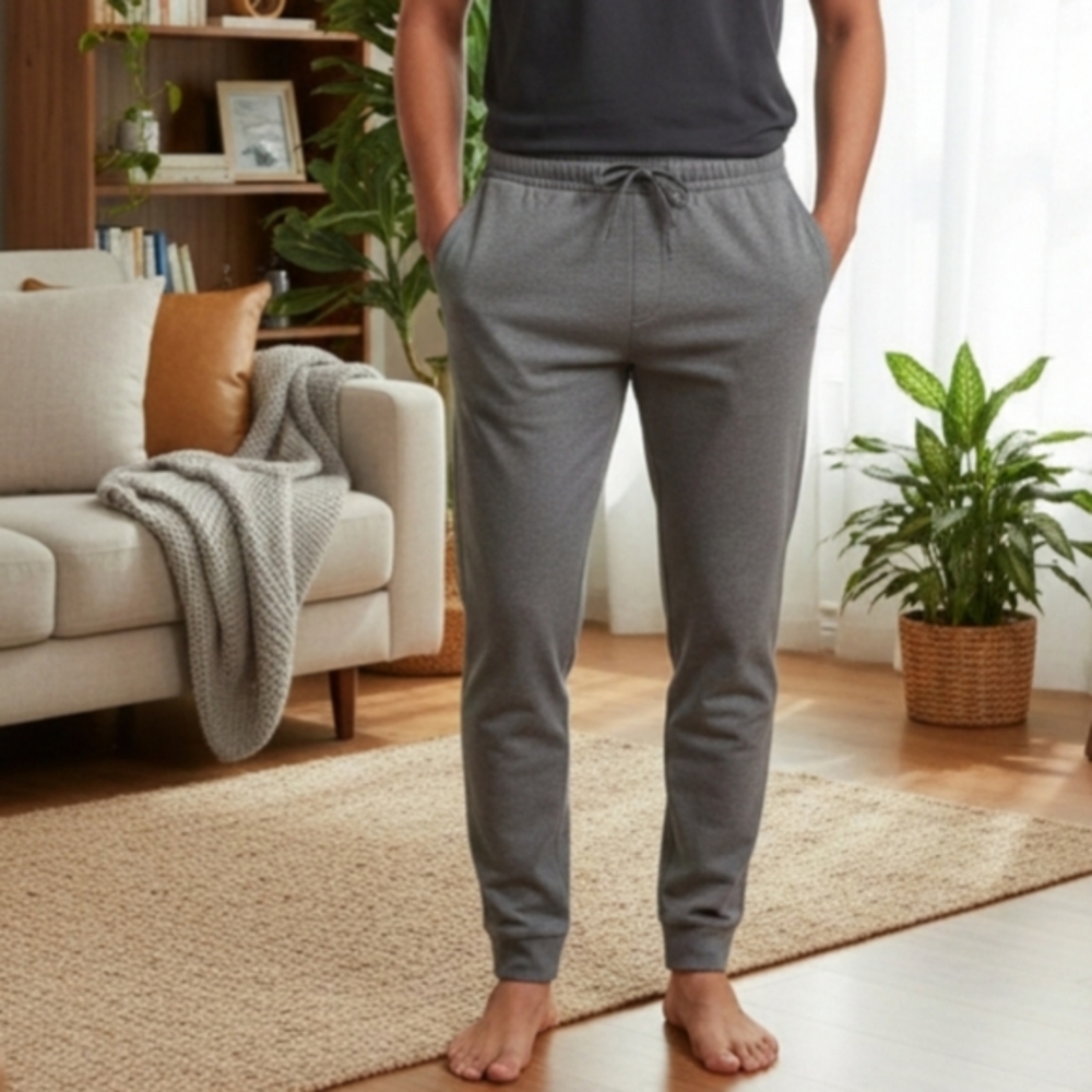 🔥🔥🔥 Lolë Men's Lightweight Lounge Joggers Gray NWOT